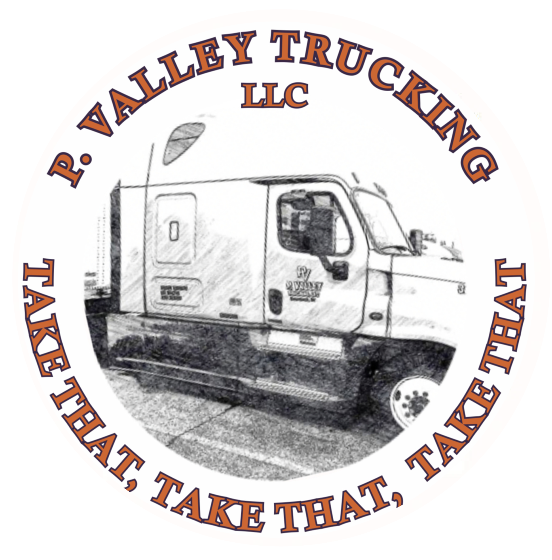 P Valley Trucking Logo